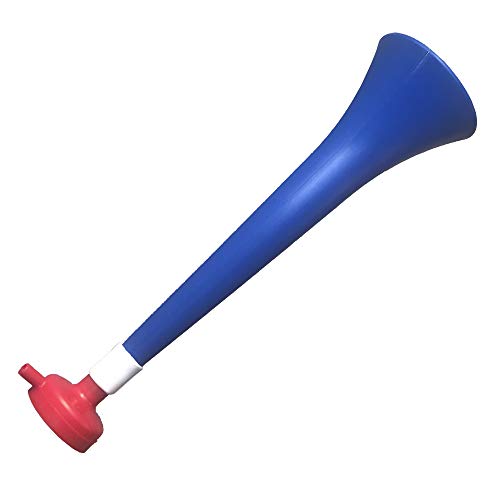 FUN FAN LINE - Packung x3 Kunststoff Vuvuzela Stadion/ungiftig Fußball Horn. Zübehor für Fußball- und Sportfeiern. Sehr Lautes Lufthorn für Animation. (Frankreich) von FUN FAN LINE