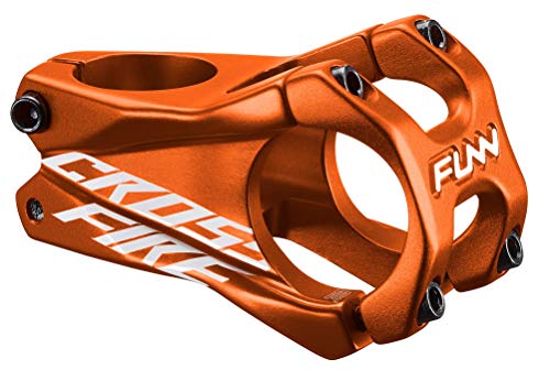 FUNN Crossfire Mountainbike Vorbau mit 31,8 mm Lenkerklemmung - Langlebiger und Leichter Legierungs-Vorbau für Mountainbike und BMX-Bike, Länge 50 mm Vorbau (Orange) von FUNN