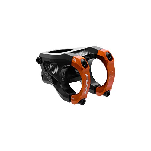 FUNN Equalizer Fahrradvorbau mit 10mm Gefälle oder Steigung, 31.8mm Lenkerklemme (Längen 35mm, Orange) von FUNN
