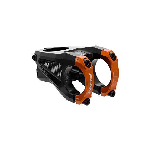 FUNN Equalizer Fahrradvorbau mit 10mm Gefälle oder Steigung, 31.8mm Lenkerklemme (Längen 50mm, Orange) von FUNN
