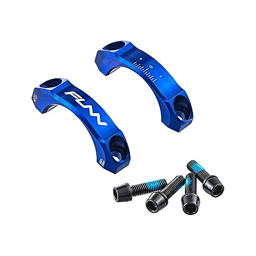 FUNN Equalizer Frontplatten 31,8 mm - Die Frontplatten passen sowohl zu einem Vorbau mit 0 mm als auch zu einem Vorbau mit 10 mm Erhöhung (Blau). von FUNN