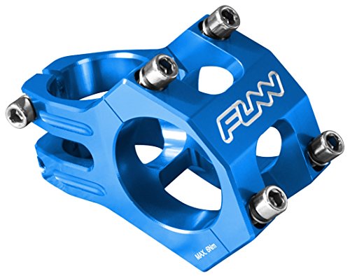FUNN Funnduro MTB Vorbau mit 31,8 mm Lenkerklemmung - Der ultimative ultraleichte und robuste Legierungs-Vorbau für Mountainbike und BMX-Bike, Länge 35 mm Vorbau (Blau) von FUNN