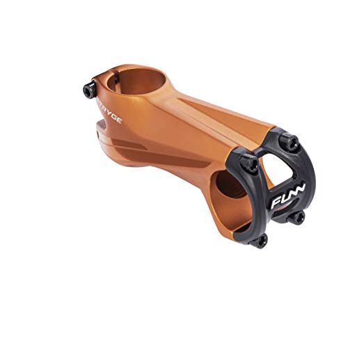 FUNN Stryge Fahrrad-Vorbau mit -5 Grad - Länge 85mm Vorbau mit 31,8mm Lenkerklemmung, Fahrrad-Vorbau für Mountainbike, BMX-Bike, Rennrad und Gravel-Bike (Orange) von FUNN