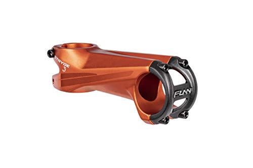 Funn Stryge Fahrrad-Vorbau mit -5 Grad Neigung - Vorbaulänge von 100 mm mit 35 mm Lenkerklemme, Fahrradvorbau für Mountainbike, BMX, Rennrad und Gravelbike (Orange) von FUNN