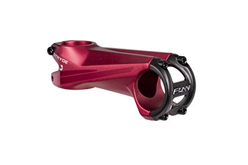 Funn Stryge Fahrrad-Vorbau mit -5 Grad Neigung - Vorbaulänge von 100 mm mit 35 mm Lenkerklemme, Fahrradvorbau für Mountainbike, BMX, Rennrad und Gravelbike (Rot) von FUNN