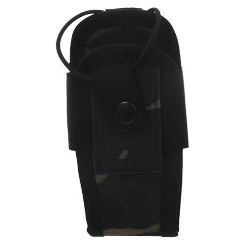 FUNNETOYU Multifunktionale Outdoor Bauchtasche aus Strapazierfähigem Nylon Verstellbare Funkgerät Aufbewahrungstasche mit Schnellem Zugriff Sicherer Gürtelhalter für Intercom und Telefon von FUNNETOYU