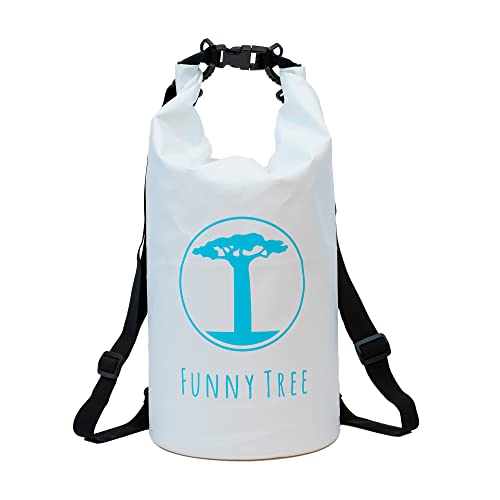 FUNNY TREE Dry Bags - wasserdichte Taschen für Reisen und Abenteuer (20L). Gratis wasserdichte Handyhülle | Robust und zuverlässig | Ideal für Outdoor, Wassersport, Camping, Strand. von FUNNY TREE