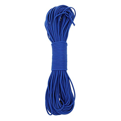 FUNSPORTING Paracord 550 Seil - Länge 31 Meter - Parachute Cord mit 4 mm Durchmesser und 7 Kernschnüren - reißfestes Nylon - Survival-Seil - Mehrzweck-Seil (blau) von FUNSPORTING