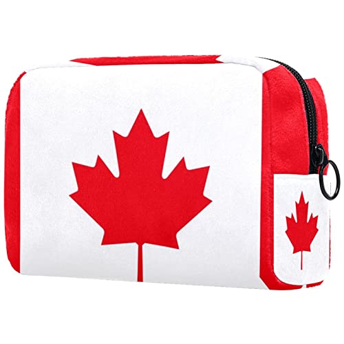 Kosmetiktasche Kulturbeutel Reisetasche Kanada Flagge von FURINKAZAN