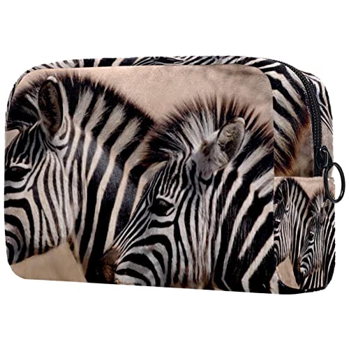 Kosmetiktasche Kulturbeutel Reisetasche Zebra Tier Wildlife von FURINKAZAN