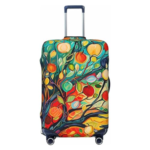 FWJZDSP Colorful s Elastischer Reisegepäckbezug, Reisekoffer-Schutzhülle, waschbar, Kratzfest, Kofferbezug von FWJZDSP