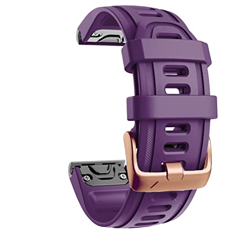 FXJHZH 20 mm Armband-Bänder für Garmin Fenix ​​7S 6S 6SPro Uhr, Schnellverschluss, einfach zu montierende Silikon-Armbänder für Garmin Fenix ​​5S/5S Plus von FXJHZH
