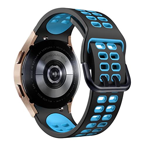 FXJHZH 20 mm offizielles Silikonarmband für Samsung Galaxy Watch4 Classic 46 42 mm/44 40 mm Smartwatch Ridge Sport Armband Uhrenarmband Correa von FXJHZH