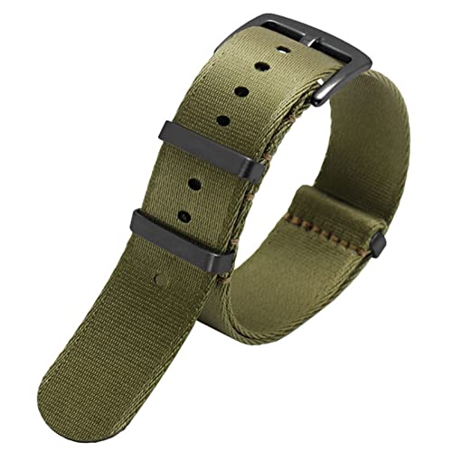 FXJHZH 20mm 22mm NATO Nylon Stoff Uhrenarmband Sport Militär Fallschirmband Armband Armband für/Omega/ 300 von FXJHZH