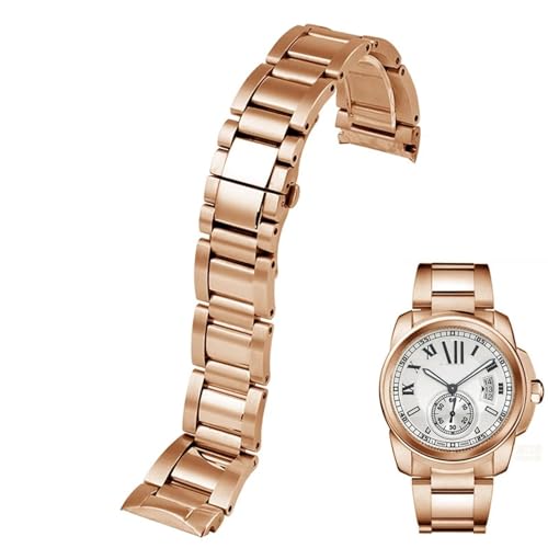 FXJHZH 23 mm Metall-Uhrenarmbänder für Herren, Edelstahl, modisches Damen-Uhrenarmband für Cartier-Zubehör von FXJHZH