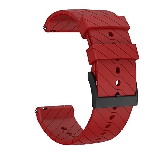 FXJHZH 24mm Ersatz-Silikon-Smartwatch-Armbänder für Suunto D5/7/9/Baro Spartan Sport Wrist HR Baro Smartwatch-Uhrenarmbänder Armband von FXJHZH