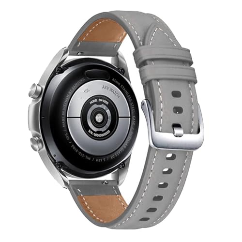 FXJHZH Armband Für Samsung Galaxy Watch4 40 44mm Original 20mm Echtes Leder Armband Armband Sport Armband Uhr 4 Klassische 42 46mm von FXJHZH