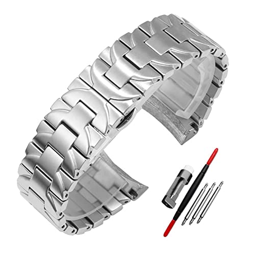 FXJHZH Armband für Panerai Luminor Serie Pam441 Pam111 Band Herren Stahlgürtel Uhrenarmband Zubehör 22mm 24mm von FXJHZH
