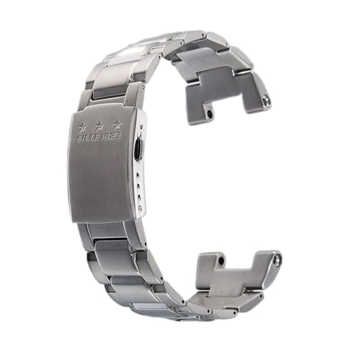 FXJHZH Edelstahl-Armband, passend für Casio, passend für G-Shock GST-210D S100D/S110D/W300/W110, Anti-Fall-Metall-Ersatzarmband von FXJHZH
