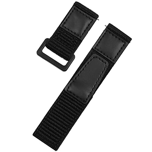 FXJHZH Nylon-NATO-Uhrenarmband für S-Eiko Nr. 5 007 m-ido, für Samsung Gear S3, für HuaweiGT2 Sportarmband, 22 mm, klassisches schwarzes Uhrenarmband von FXJHZH