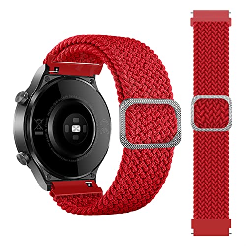 FXJHZH Nylon Smart Watch Band für 20mm 22mm Universal geflochtene Solo Loop Armband Watch4 40 44 Classic 46 42mm Armband von FXJHZH