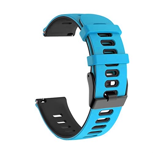FXJHZH Silikon Armband Armband Für Garmin Veun/Venu2 Plus Vivoactive 3 Forerunner 245 645 Smart Armband Armband 20 22mm Band von FXJHZH