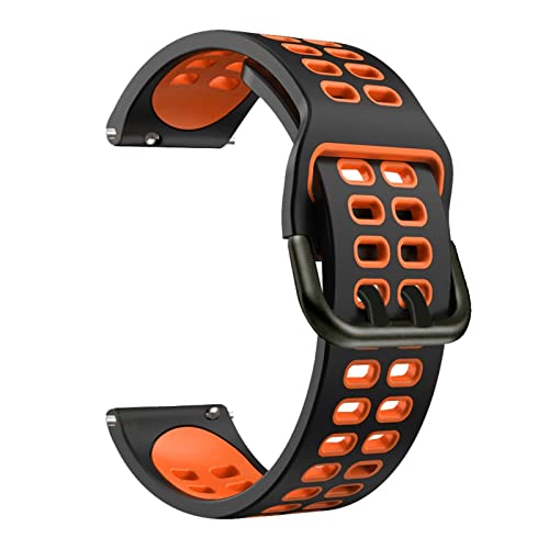 FXJHZH Silikonbänder für Suunto 9 Peak Sport Smart Watch atmungsaktiv für YAMAY SW022 Smartwatch Ersatzband 22 mm Armband von FXJHZH
