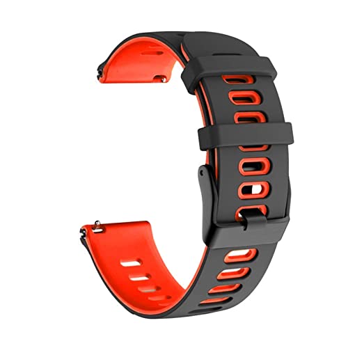 FXJHZH Silikonbänder für Suunto 9 Peak Sport Smart Watch atmungsaktiv für YAMAY SW022 Smartwatch Ersatzband 22 mm Armband von FXJHZH