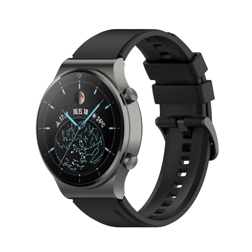 FXJHZH Uhrenarmband, 22 mm, offizielles Armband, für Huawei GT 2 GT2 Pro, Original-Smartwatch-Ersatz, Herren-Armbandgürtel von FXJHZH