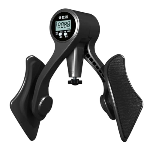 FYOBOT Digitales Inneres Oberschenkel-Trainingsgerät mit Zähler für Dünne Beine, Clip-Stärke, Batteriebetrieben, für Männer und Frauen, Heimfitnessgerät A von FYOBOT