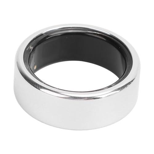 Smart Health Ring, Silber Leichter IP68 Wasserdichter Smart Ring Health Tracker Schrittzählung für Frauen (22,3 mm/0,88 Zoll) von Fabater