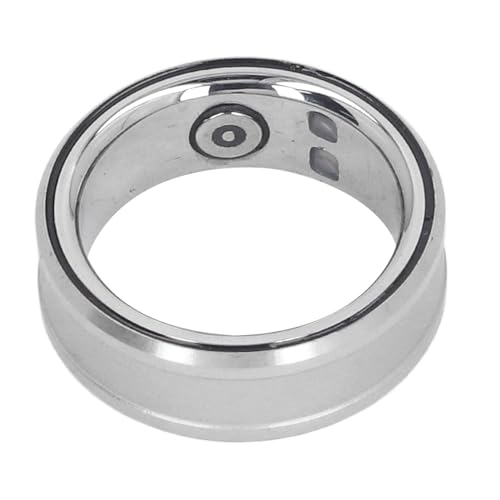 Smart Ring, Praktischer Edelstahl, Mehrere Sportmodi, Wasserdichter Smart Health Ring für den Täglichen Gebrauch (Silver) von Fabater