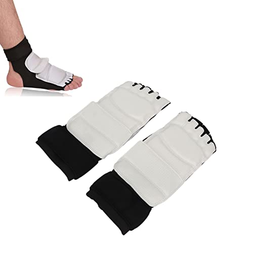 Taekwondo-FußSchutz, Training Boxen Kampfsport Boxsack Sparring Muay Thai Kung Fu FußSchutz, FußSchutz Zum Schutz TKD-Fußausrüstungsunterstützung für Männer, Frauen, Kinder (L) von Fabater