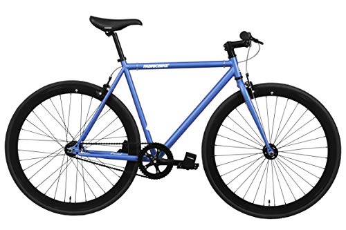 FabricBike - Original Collection, Hi-Ten Stahl, Fahrrad Fixed Gear, Single Speed, Urban Commuter, 8 Farben und 3 Größen, 10,45 kg (Talla M). (Blue & Black, L-58cm) von FabricBike