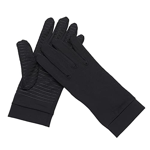 Factorys Silikon Sport Radfahren Fahrhandschuhe Thermohandschuhe Schwarze Reithandschuhe Regenbekleidung Fahrrad Intersport (Black, L) von Factorys