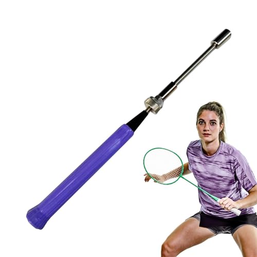 Badminton-Trainerstange,Badmintonschläger-Swing-Trainerstange | Magnetisches praktisches Stangenstangen-Handgelenk,Anti-Rutsch-Trainerstange mit akustischem Feedback für Anfänger bis erfahrene Spieler von Facynde