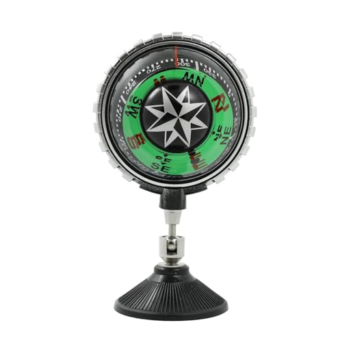 Dash Compass, Kompass für das Armaturenbrett im Auto,Auto-Kompassball mit klarem Maßstab - Tragbarer Richtungsanzeiger, Kfz-Kompasse, Armaturenbrett-Ornamente von Facynde