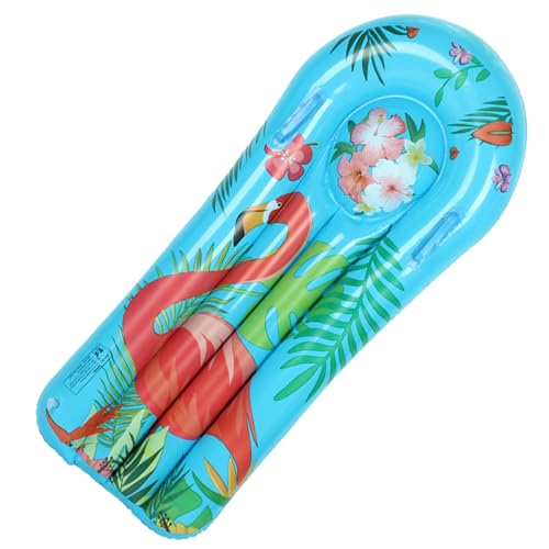 Surfbrett Aufblasbar Kinder Bodyboard mit Griffen, Tragbares Aufblasbares Surfboard für Kinder Strandsurfen Schwimmen Sommer Wasserspaß (Blau) von Fadcaer