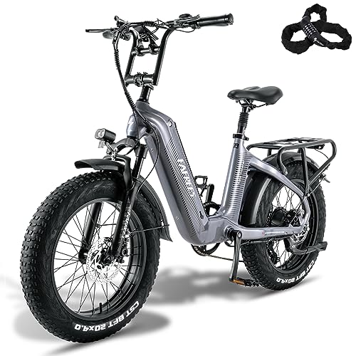 Fafrees F20 Master E-Bike Carbonfaser 48V 22.5AH Akku Elektrofahrräder 20"*4.0 Zoll Fat Tire E-Mountainbike Maximales Drehmoment 60 Nm von Fafrees