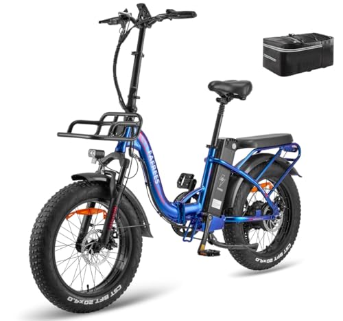 Fafrees F20 Max E-Bike Klapprad 20 Zoll Elektrofahrrad, e Bike Herren 48V 22.5Ah SamsungAkku, E-Fahrrad Shimano 7S, Faltbares ebike Damen, Pedelec E-citybike für Erwachsene (Blau) von Fafrees