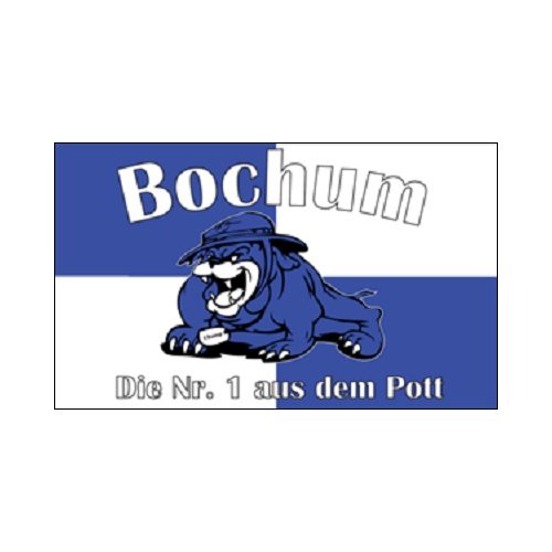 Bochum Bulldogge - Die Nr.1 aus dem Pott Fahne (F36) von Fahnen-Flaggen