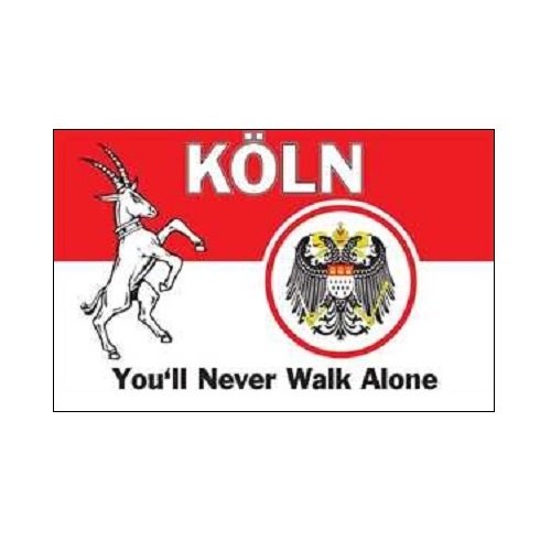 Köln - You'll Never Walk Alone Fahne (F67) von Fahnen-Flaggen