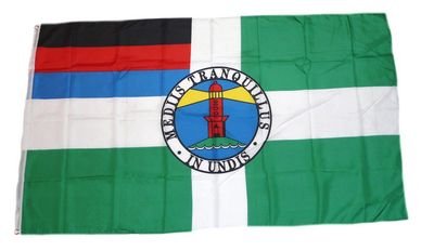 Fahne / Flagge Insel Borkum NEU 90 x 150 cm Flaggen von FahnenMax