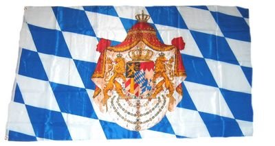 Fahne / Flagge Königreich Bayern NEU 150 x 250 cm von FahnenMax