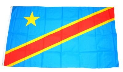 Fahne/Flagge Kongo Kinshasa NEU 90 x 150 cm Flaggen von FahnenMax