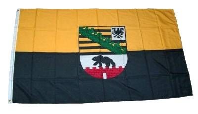 Fahne / Flagge Sachsen-Anhalt NEU 60 x 90 cm Flaggen von FahnenMax