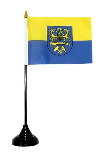 Fahne/Tischflagge Oberschlesien Tischfahne Flagge von FahnenMax