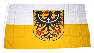 Fahne Flagge Niederschlesien 60 x 90 cm Flaggen Fahnen von FahnenMax