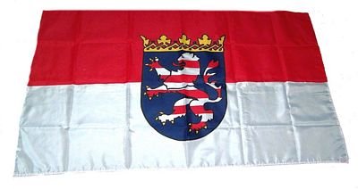 Fahne Stockflagge Hessen NEU 30 x 45 cm Flagge von FahnenMax
