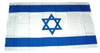 Fahne/Stockflagge Israel 30 x 45 cm Flagge von FahnenMax